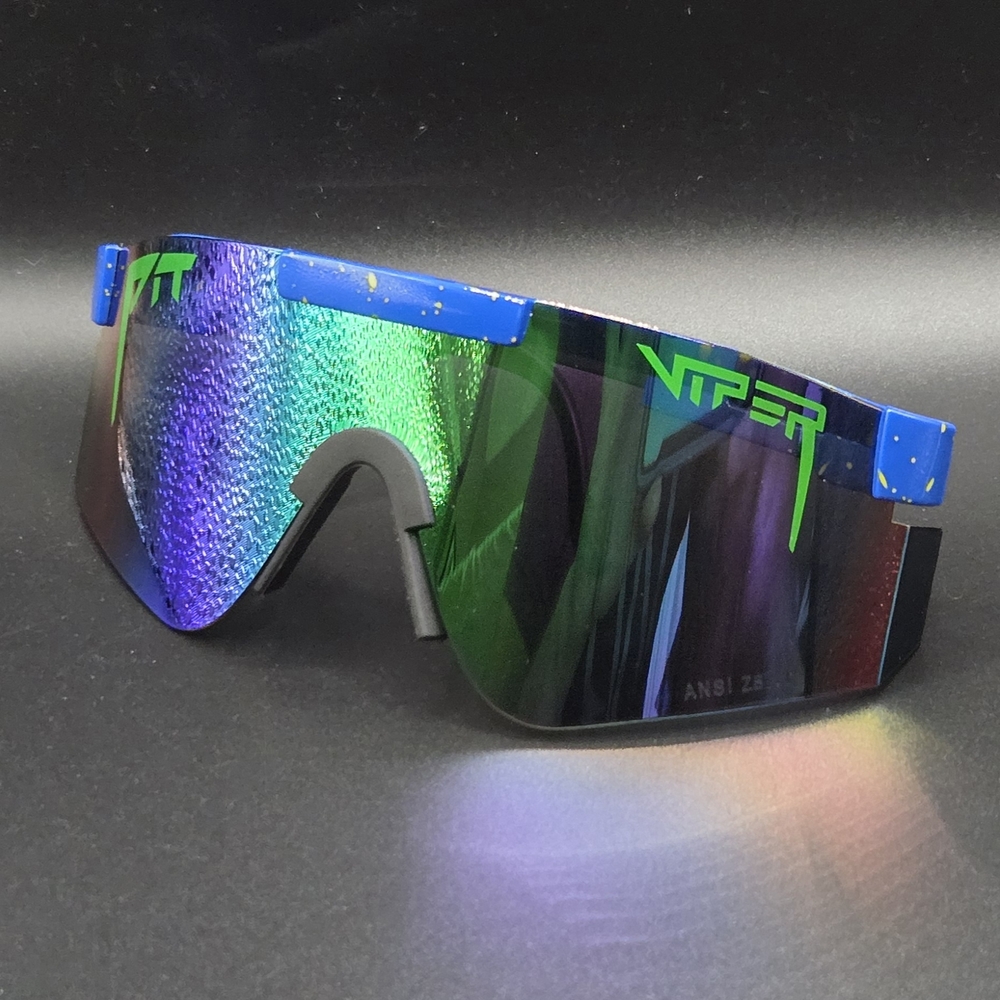 Stylish Blue and Green Sunglasses